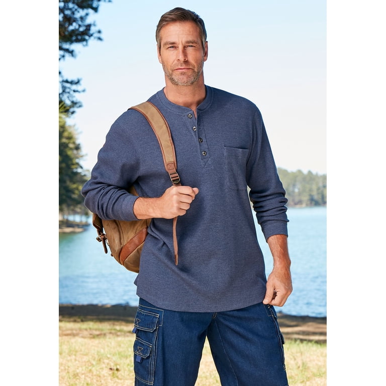 Boulder Creek Men's Thermal Henley Long Underwear Top photo 3