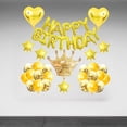 thumbnail image 4 of de de látex Pelícu de Decoración creativa para fiestas hogar Adorno colgante con letras de Jardín - Oro yotijar globo de cumpleaños, 4 of 8