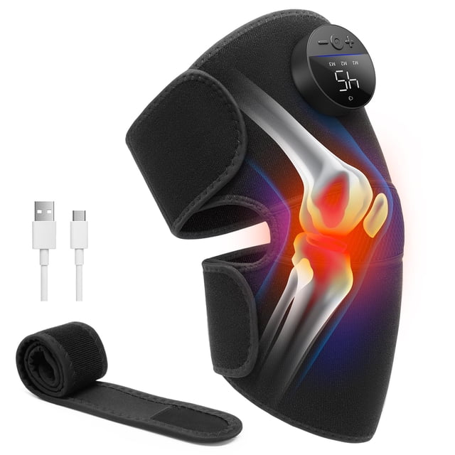 Masajeador de rodilla con calefacción Medcursor 3 en 1 inalámbrico con vibración