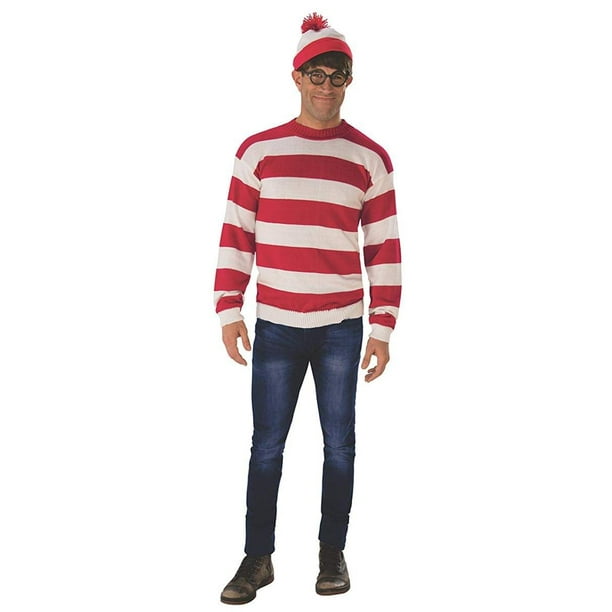 Où Est Waldo Costume Adulte de Luxe - X-Large