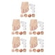 thumbnail image 1 of Minnieouse 10 piezas mangas de tubos de dedo del pie Flexible compresión buena protección lavable reutilizable mangas de dedo del pie Gel diseño Simple No.1 5piezas Minnieouse CBP230696, 1 of 6