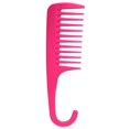 thumbnail image 4 of Peine De Ducha De 5 Dientes Anchos Con Gancho Para Cabello Largo, Húmedo Y Seco, Color Rojo 5 piezas, 4 of 7