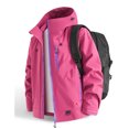 thumbnail image 2 of Evdexr Men's Rain Jacket Lightweight Zip Up Waterproof Outerwear Fall Winter Outdoor Hiking Coat Hooded Windbreaker Jackets with Zipper Pockets M, 2 of 7