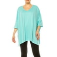 thumbnail image 6 of Moa Collection Women's 2-Piece Lounge Set Buttery Soft Tunic and Black Leggings, 6 of 8