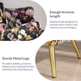 thumbnail image 5 of BELLEZE Modern Accent Chair, High Back Floral Pattern Armchair with Metal Legs, Upholstered Wingback Single Chair for Living Room Bedroom Office [Set of 2] - Holland (Flower Print), 5 of 7