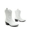 thumbnail image 2 of BURUDANI Women's Western Ankle Cowboy Boots with Embroidery, 2 of 7