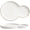 B, variant on Plates Cold Dish Plates for Home Use, Dumpling Plates, With Vinegar Dish, Cold Dish Platters Dishes(A,Small)