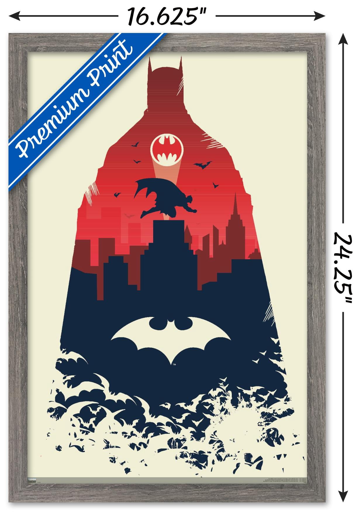 DC Comics Batman - Cape Wall Poster, 14.725" x 22.375", Framed
