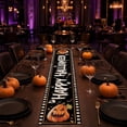 thumbnail image 5 of Halloween Table Runner, Decorative Tablecloth Set for Party Decor, Tabletop Accessories, 1Pack Black, 5 of 7