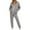 Gray, variant on purcolt Women's Sweatsuits 2 Piece Outfits Casual Long Sleeve Full Zip up Oversized Sweatshirt and Baggy Joggers Pants Tracksuit Lounge Sets with Pockets