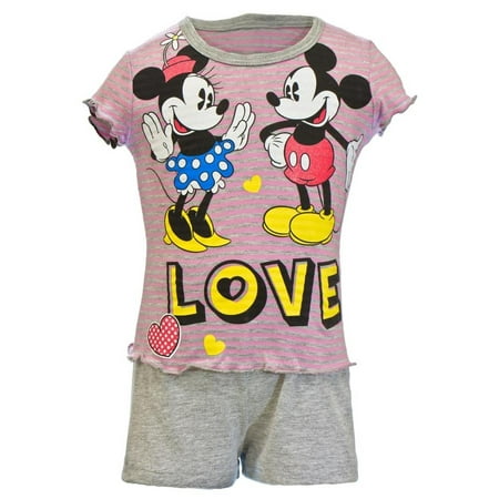 Mickey Mouse - Love Heart Toddler 2 Piece Set