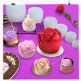 thumbnail image 3 of Molde para velas Molde para velas Moldes de silicona Molde de flor de rosa 3D - 3 piezas Molde de silicona para jabón con flores Molde para velas DIY Moldes para jabón manuales Fabricación, 3 of 5