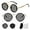 Gold, variant on Flexitint Retro Glasses – Adjustable Tint Sunglasses with Built-in ND Filter (1-9 Gear Control)