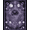 Purple, Pattern 2, variant on ODIKA 4x6 Machine Washable Non-Slip Area Rug, Galactic High Traffic Rug, Blue, 31911