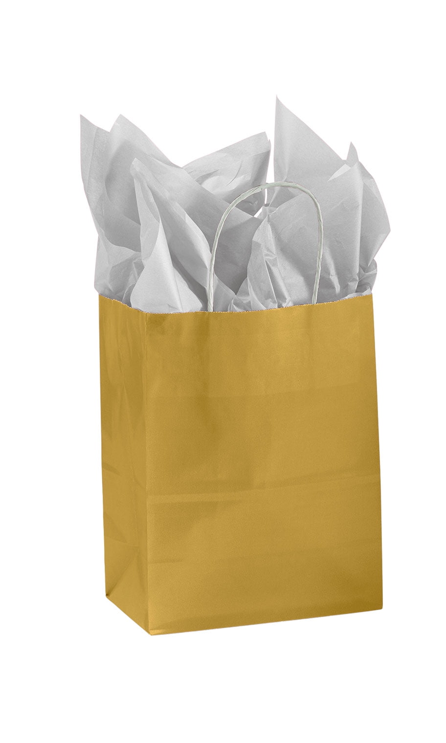 Download Medium Glossy Gold Paper Shopping Bags 8 L X 4 D X 10 H Case Of 25 Walmart Com Walmart Com