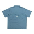 thumbnail image 3 of Habit Men's UPF 40 Granger Basin Short Sleeve Vented Fishing River Shirt (Ensign Blue, 3XL), 3 of 4