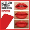 thumbnail image 3 of Maybelline Super Stay Matte Ink Liquid Lipstick, Lip Makeup, Individualist, 0.17 fl. oz., 3 of 8