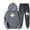 Dark Gray B, variant on Enjoytime Christmas Sets for Women Printed Long Sleeve Sweatshirt Pants 2 Piece Loungewear Fall Winter Hooded Sweatsuits Plus Size Fashion Casual Outfits