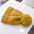 thumbnail image 6 of EQWLJWE Newborn Infant Baby Boys Girls Warm Knit Crochet Pompon Hat Beanie Cap+Scarf Girls' Hats Holiday Clearance, 6 of 7