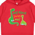 thumbnail image 3 of Inktastic My Nana Loves Me Grandson Toddler Hoodie, 3 of 4
