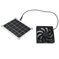 thumbnail image 2 of Ventilador de de panel solar, ventilador de energía solar W 5 V, ventilador portátil para , invernadero, casas rodantes,, 2 of 9