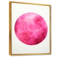 thumbnail image 2 of Designart "Solar System With Magenta Mercury I" Our Solar System Floater Framed Wall Decor, 2 of 5