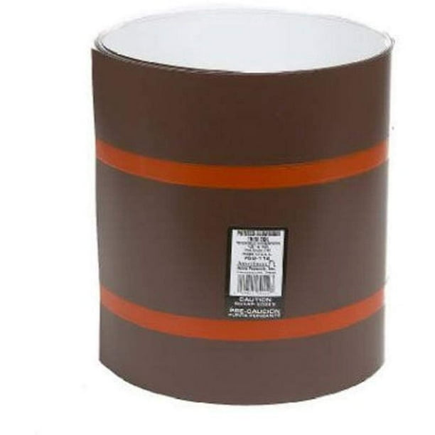 Bobina de acabado de aluminio Amerimax 35,5 cm x 15,2 m, marrón y blanco