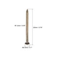 thumbnail image 3 of 1.2x20mm Small Tiny Nails Brass Bronze Tone 100 Pack, 3 of 6