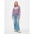 thumbnail image 2 of Sudadera GAP con Logo para Niñas con Forro Polar Morado Amatista Talla XS, 2 of 3