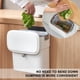 thumbnail image 2 of contenedor de compostaje de cocina de para debajo del fregadero, cubeta de basura de plástico montado en la pared, cubeta de basura pequeño de cocina, cubeta de basura pequeño con tapa para clóset Shuxiu Wang 9024719207285, 2 of 5