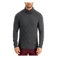 thumbnail image 3 of Tasso Elba Pull à Col Roulé Épais pour Hommes (Gris Foncé, XX-Large), 3 of 3