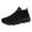 Black, variant on Women's Slip on Walking Shoes Lightweight Athletic Sneakers Comfort Casual Shoes