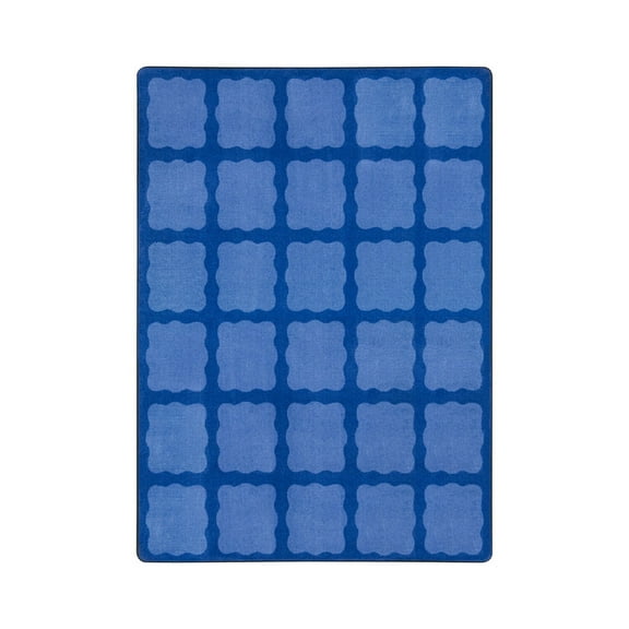 Simply Squares 7'8" x 10'9" Area Rug In Color Multi-Color:Multi,Material:Nylon
