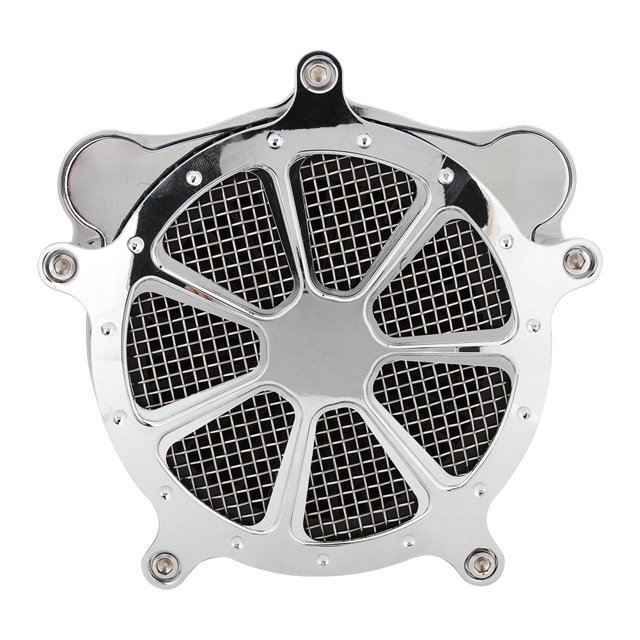 Air filter engine air filter air cleaner air filter motorcycle replacement air filter Silver Plating Air Filter Motorcycle Modified Fits for FXDLS 2017 ANGGREK Otros