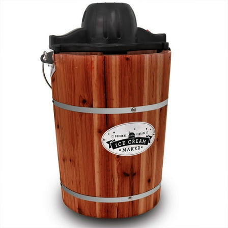 Elite Gourmet EIML2502 6qt Old Fashioned Ice Cream Maker