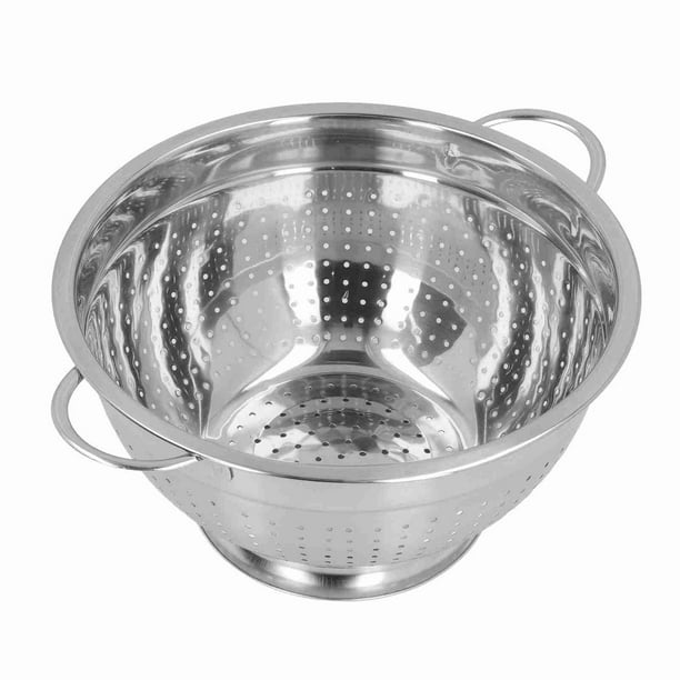 Cuenco Colador de Malla Fina, Colador de Cocina de Acero para Pasta inoxidable, Arroz, Frutas, Cestas de Red de Metal, Cesta Coladar de Frutas Cuenco Colador de Cocina de Frutas