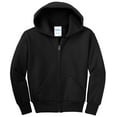 thumbnail image 5 of Port & Company Youth Core Fleece Full-Zip Hooded SweatShirt PC90YZH, 5 of 6