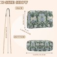 thumbnail image 4 of FORMRS Women Crossbody Purse with Chain Strap Vegan Leather Shoulder Handbag, Blue Blossom, 4 of 7
