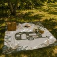thumbnail image 7 of Rustic Camper Trailer Botanical Garden Scene Autumnal Camping, Rustic Camping Scene, Warm Flannel Blanket for Ranch House and Living Room, Outdoor Lovers Camping Gift, Rustic Home Decor, 7 of 7