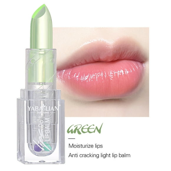 pstuiky Lip Sticks, Jelly Lipstick Set Temperature Change Moisturizer Flower Lip Stick Long Lasting Nutritious Lip Balm Color Change Lip Gloss PH Color Change Changing Jelly