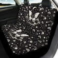 thumbnail image 3 of Pzuqiu Glitter Butterfly Car Seat Covers Full Set Front and Rear Seat Cover Set Easy to Install Car Seat Protector Breathable Full Wrapping Edge Seat Covers for Cars Truck Universal Fit Set,Black, 3 of 7