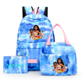 thumbnail image 3 of 3pcs Disney Moana Colorful Backpack with Lunch Bag Rucksack Casual School Bags for Boys Girls Women Student Teenagers Sets, 3 of 5
