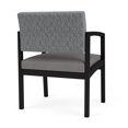 thumbnail image 5 of Lenox Fauteuil d'Appoint Surdimensionné en Acier pour Réception / Acier Noir / Gris / Gris, 5 of 5