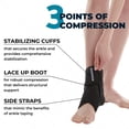thumbnail image 2 of Estabilizador de tobillera Bodyprox para mujeres y hombres (pequeño), 2 of 6