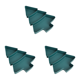 thumbnail image 1 of Navidad Plato Frutas Feliz (Oscuro) Verde, 1 of 8