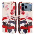 thumbnail image 1 of For iPhone 17 Pro Max Wallet Case Christmas Pattern Printing Leather Phone Cover with Lanyard - Chri, 1 of 5