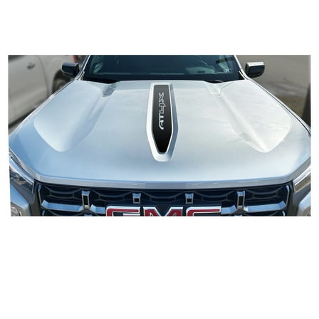 GMC Canyon AT4X Matte Black Center Hood Decal 2023-2026 GM Licensed