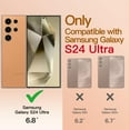 thumbnail image 2 of JETech Electroplated Case for Samsung Galaxy S24 Ultra 6.8-Inch, Camera Lens Full Protection, Compatible with MagSafe Wireless Charging, Shockproof Soft TPU Phone Cover (Titanium Orange), 2 of 7