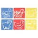 thumbnail image 2 of Paquete de 2-4 6 unids/set plantilla de dibujo regla de plantillas para niños manualidades DIY 14x15cm 3 piezas, 2 of 10