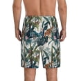 thumbnail image 3 of Kdxio Hawaiian Style Print Mens Sleep Shorts Bottoms Soft Comfy Pajama Wear Pants with Drawstring Pockets, 3 of 7